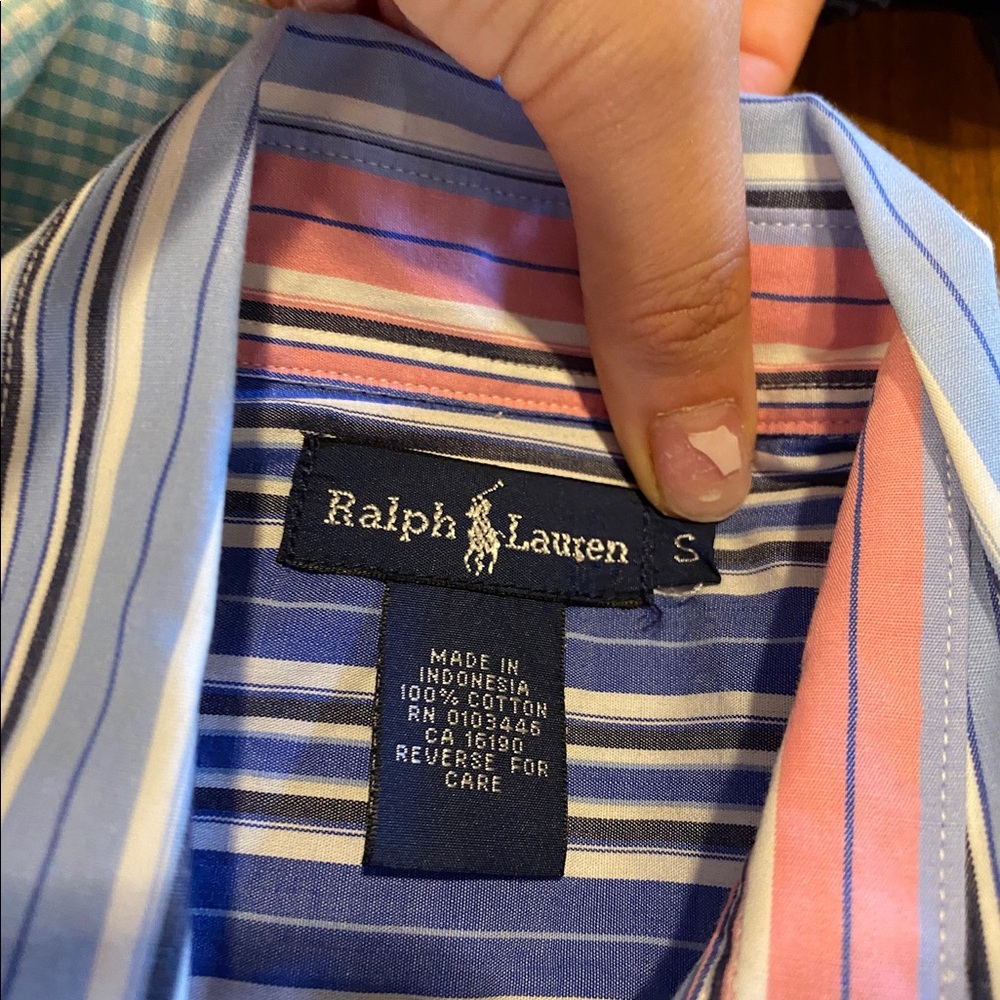 Multi colored button down Ralph Lauren - Picture 2 of 2